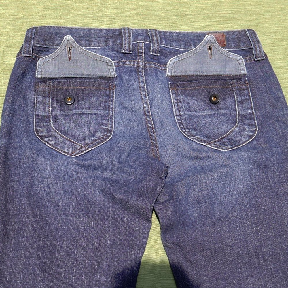 Lucky Brand Lauren Boot Jeans Size 8 Size 29 Long Length - Picture 13 of 13